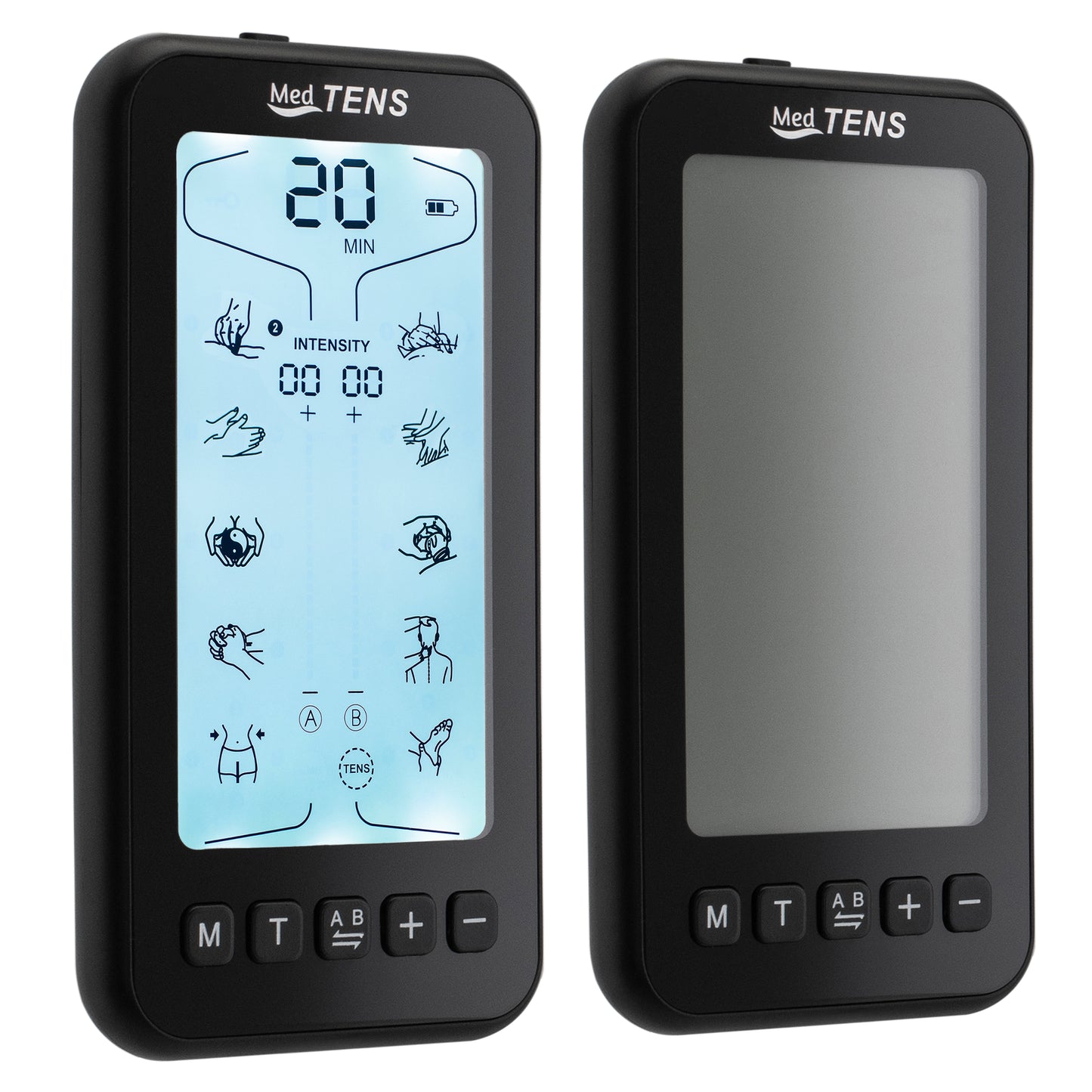 Tens Unit Electrotherapy Machine Dual Channel Rechargeable Pain Relief Device