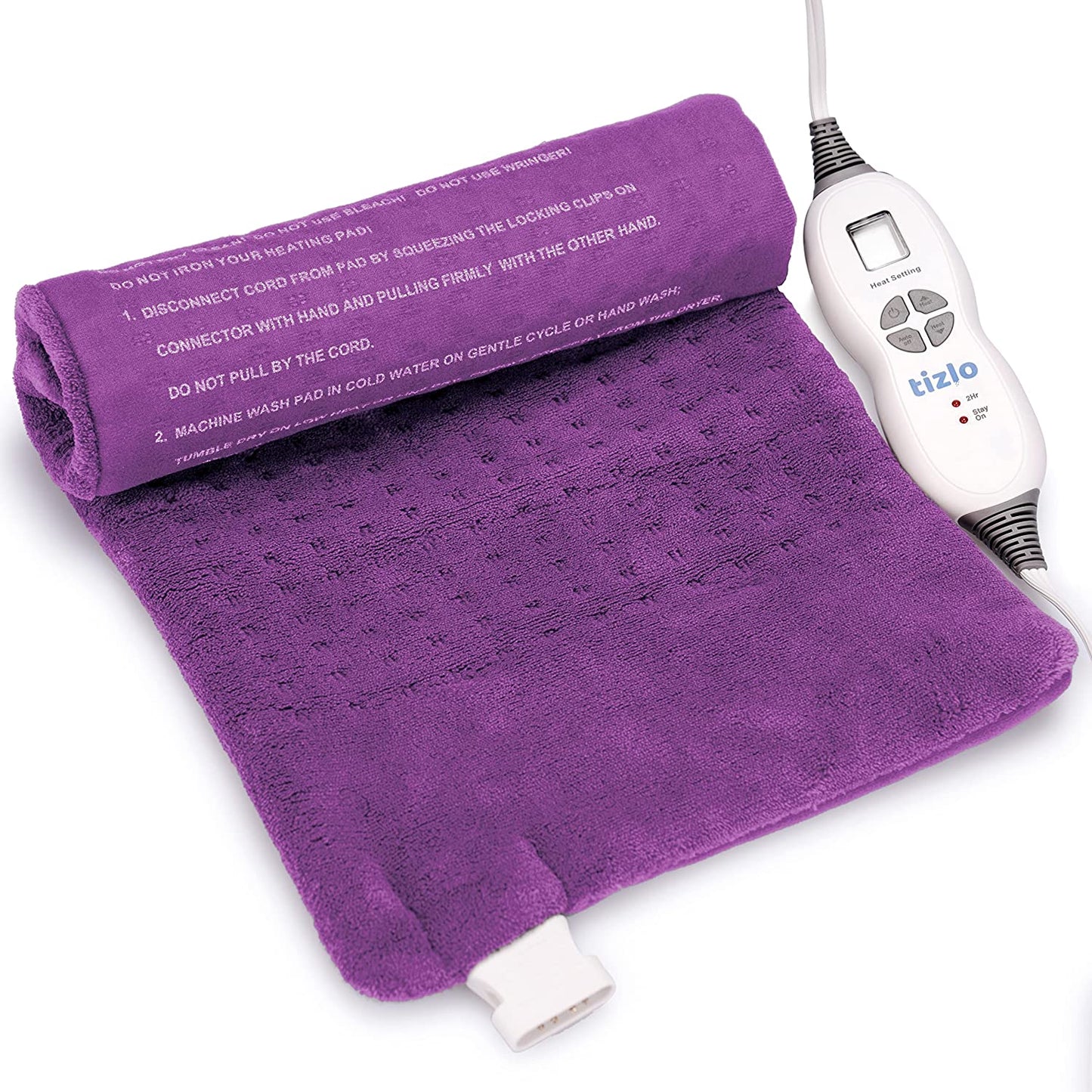 Electric Heating Pad For Muscle Cramp Back Pain Fast Relief Washable Large Size