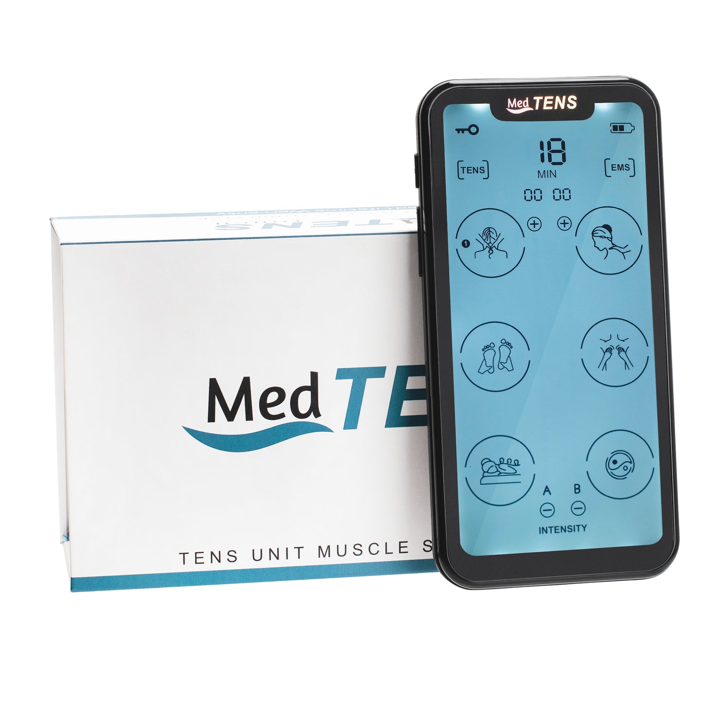 TENS Unit Muscle Stimulator for Pain Relief Therapy, Dual Channels