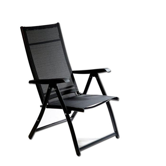 Heavy Duty Folding Chair Adjustable Garden Patio Outdoor Indoor Chairs 7 Angles